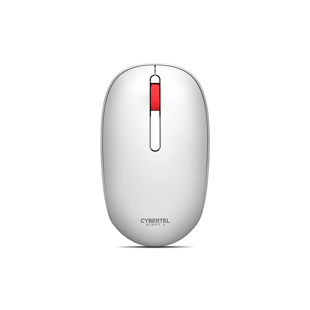 Mouse Inalámbrico Bluetooth Cybertel Script M305 Negro: Recargable
