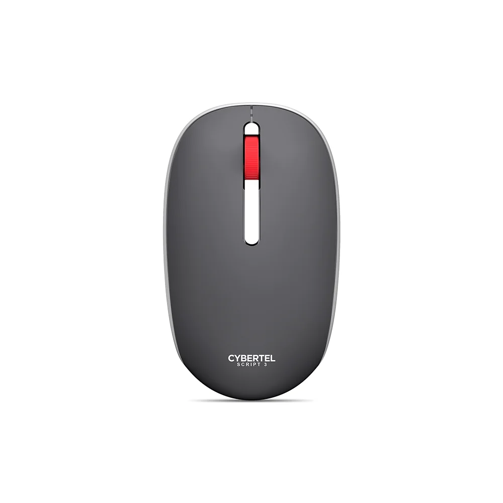 Mouse Inalámbrico Bluetooth Cybertel Script M305 Negro: Recargable