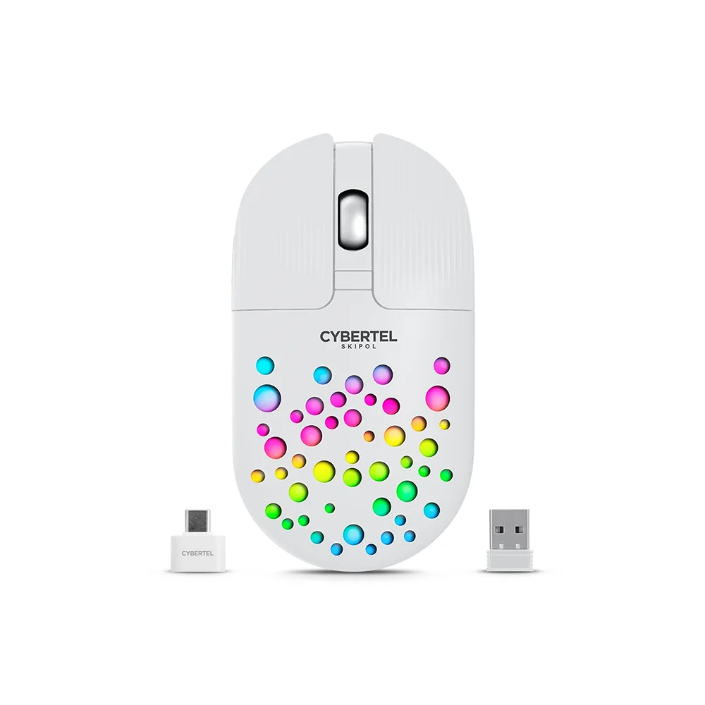 Mouse Inalámbrico Bluetooth Cybertel Skipol M705: Recargable
