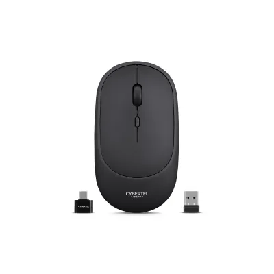 Mouse Inalámbrico Bluetooth Cybertel Liberty M508B Negro: Recargable