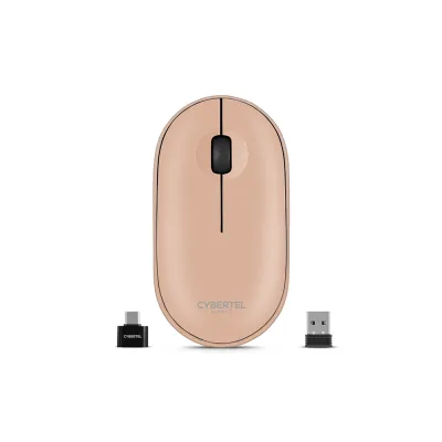 Mouse Inalámbrico Bluetooth Cybertel Derby M320 Nude: Recargable