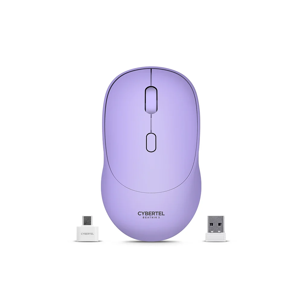 Mouse Inalámbrico Bluetooth Cybertel Beatnik M704 Negro: Recargable