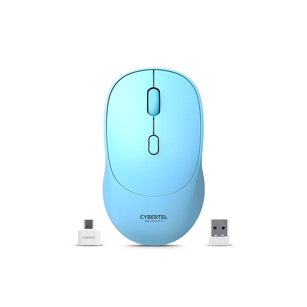 Mouse Inalámbrico Bluetooth Cybertel Beatnik M704 Negro: Recargable