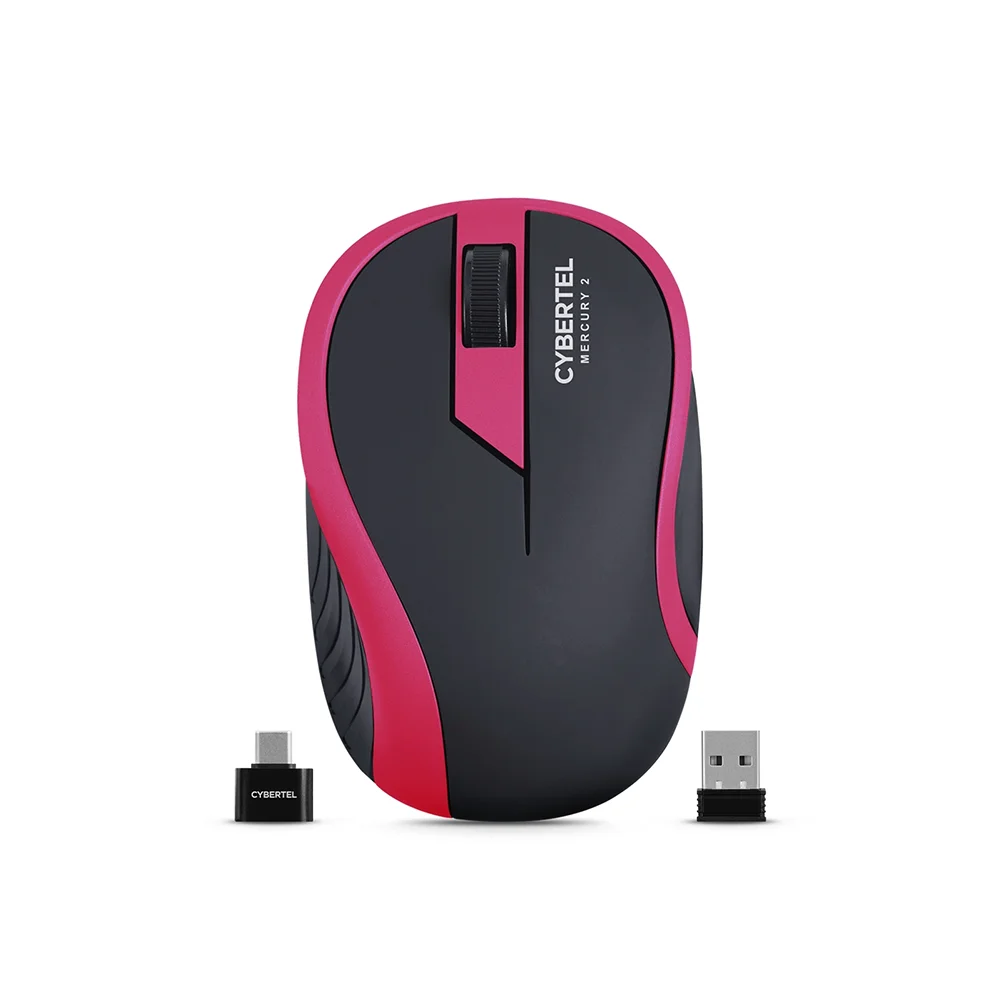 Mouse Inalámbrico Bluetooth Cybertel Mercury M308K Gris Oscuro