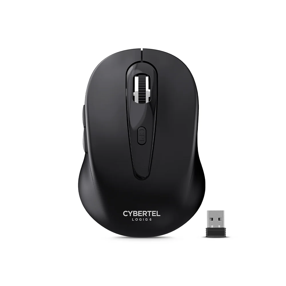 Mouse Inalámbrico Cybertel Logig M307 Negro