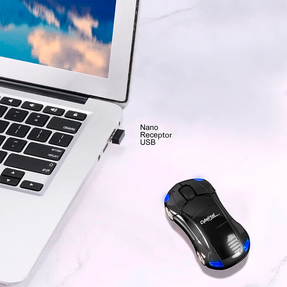 Mouse Inalámbrico Cybertel Carrera-S M301S
