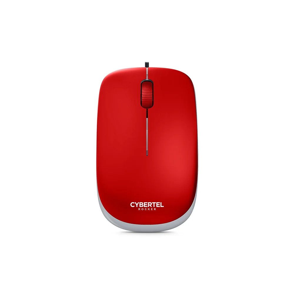 Mouse Óptico USB Cybertel Rocker M202 Negro