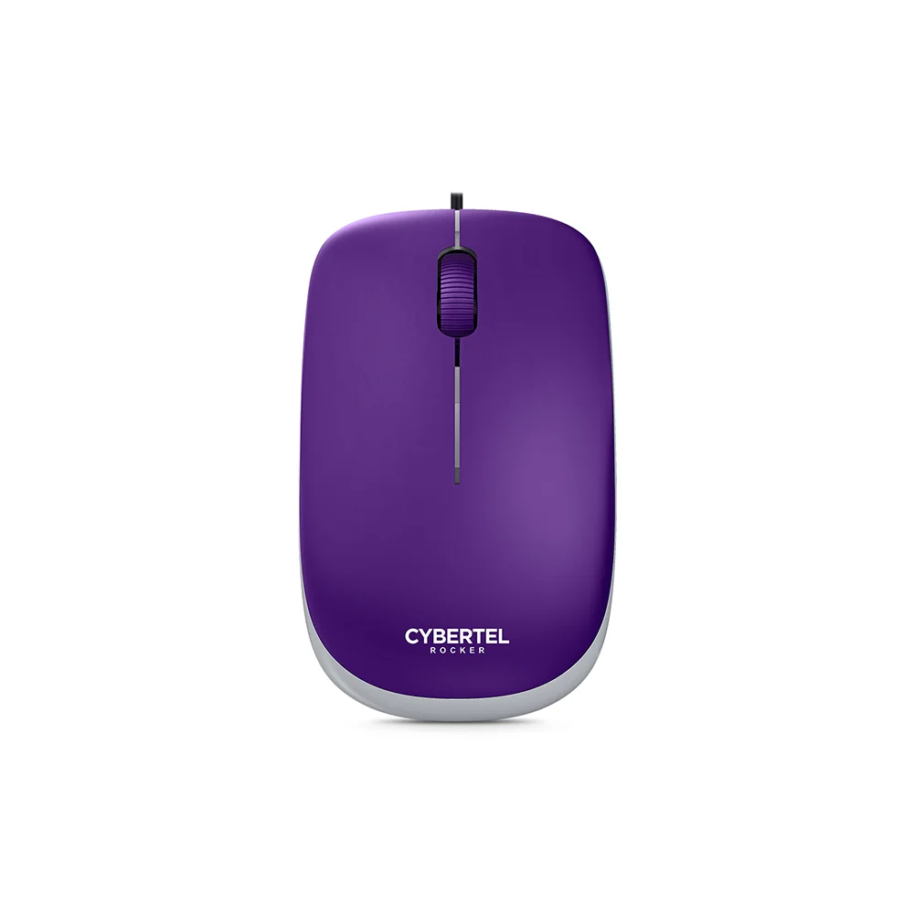 Mouse Óptico USB Cybertel Rocker M202 Negro