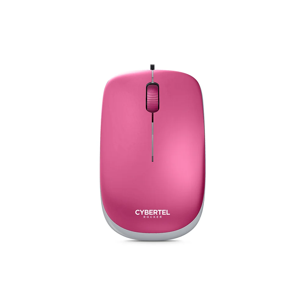 Mouse Óptico USB Cybertel Rocker M202 Negro