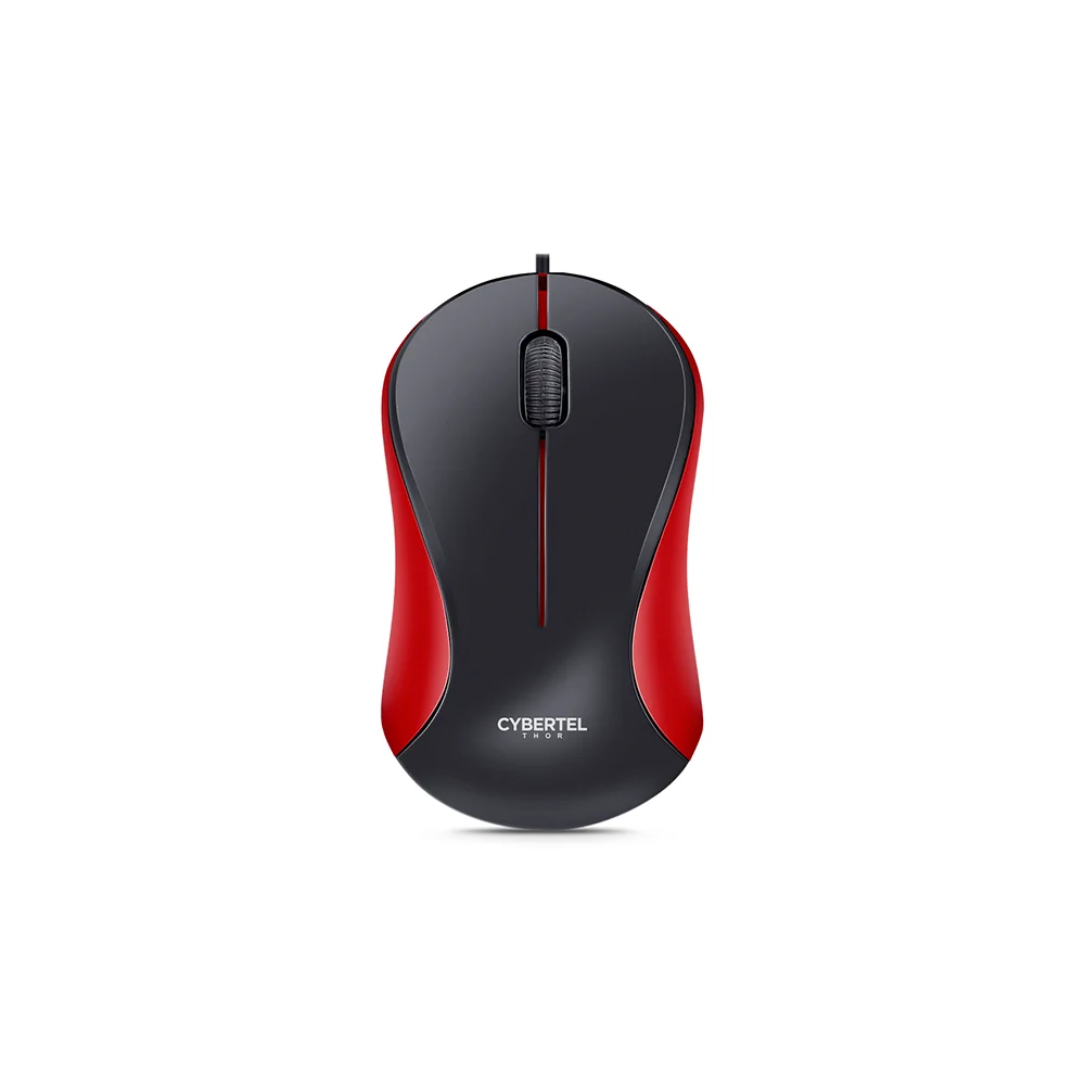 Mouse Óptico USB Cybertel Thor M101R Rojo