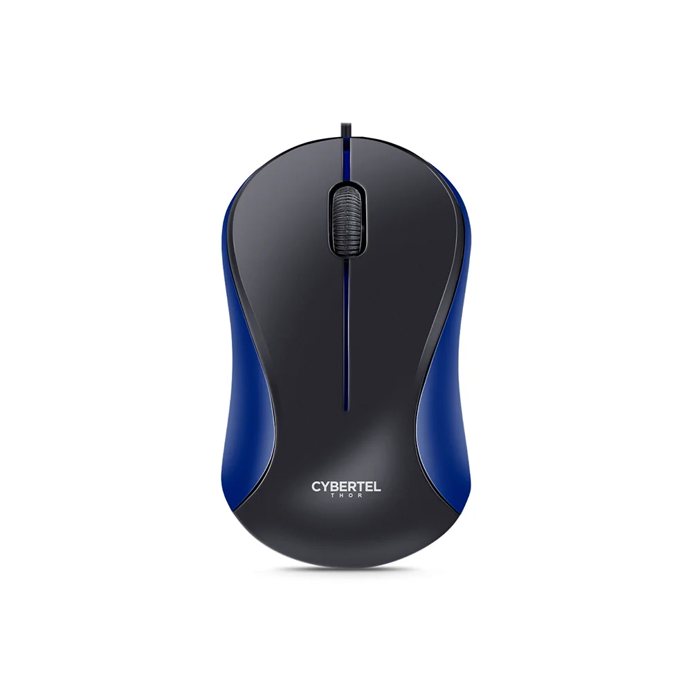Mouse Óptico USB Cybertel Thor M101B Azul