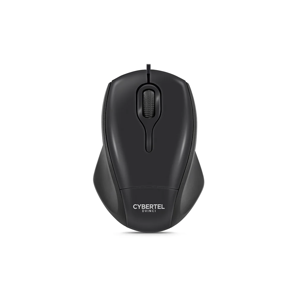 Mouse Óptico USB Cybertel Dvinci M201 Negro