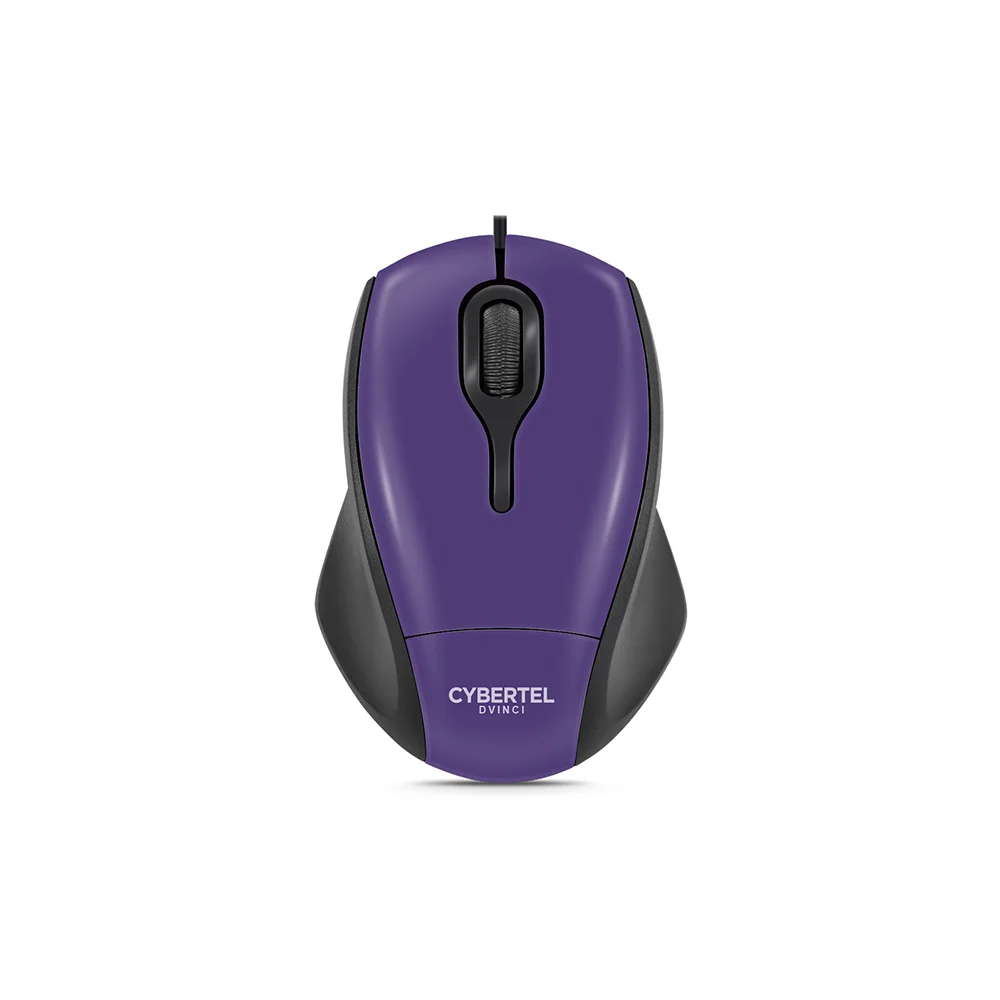 Mouse Óptico USB Cybertel Dvinci M201 Negro