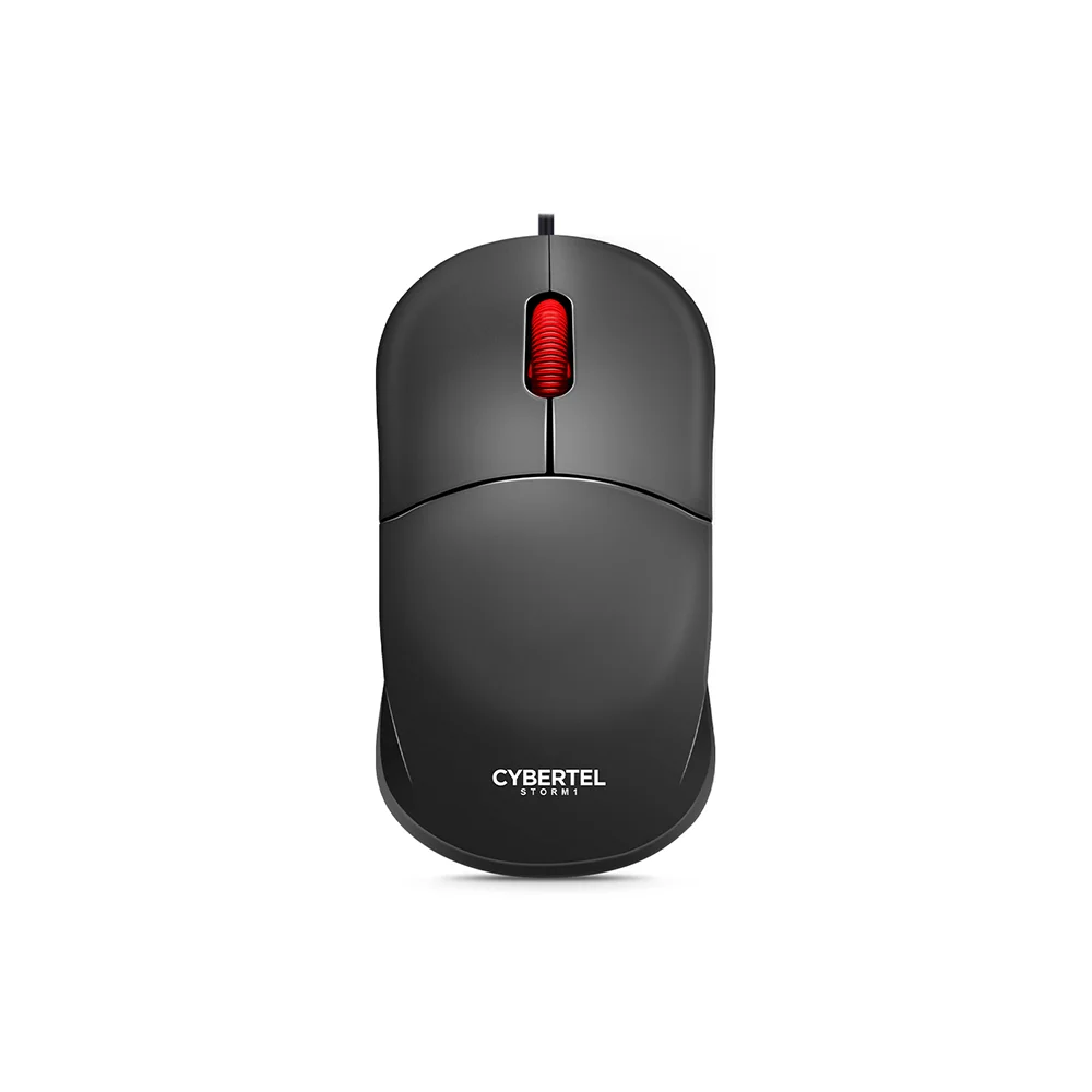 Mouse Óptico USB Cybertel Storm M104 Negro