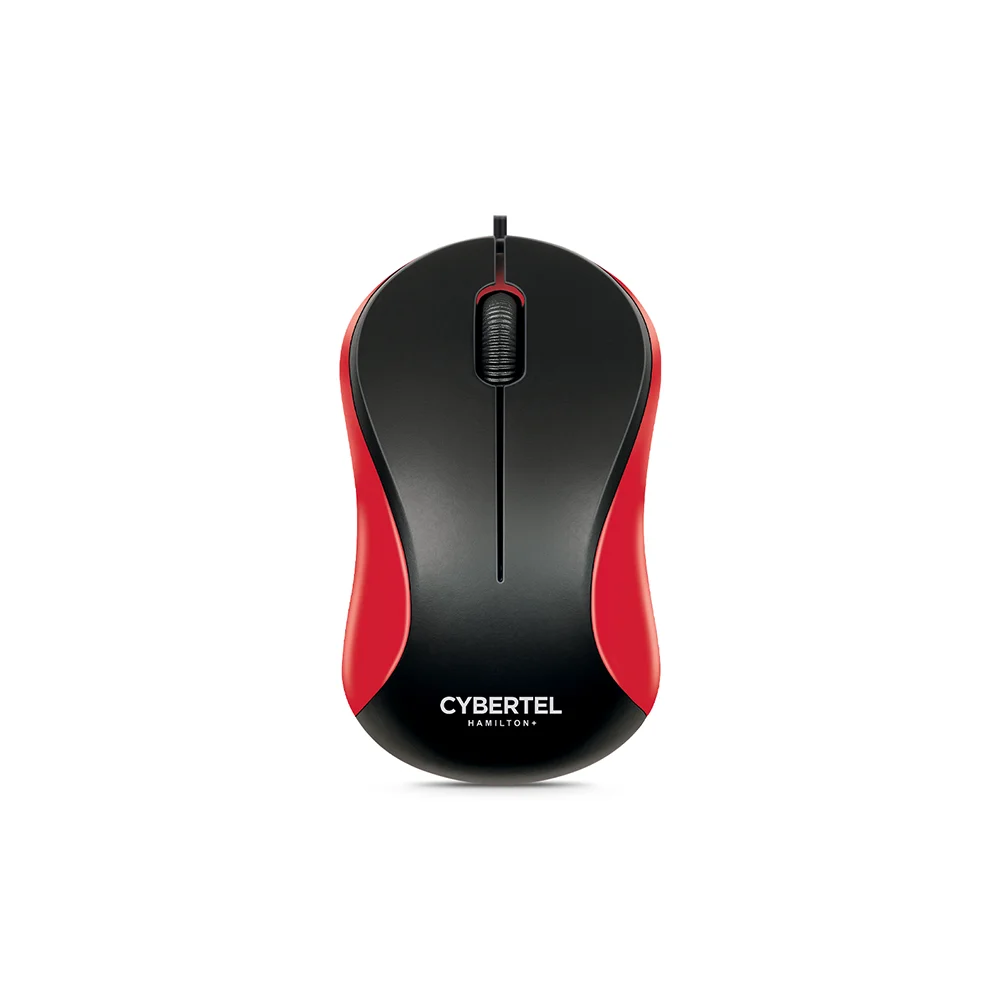 Mouse Óptico USB Cybertel Hamilton M209R Rojo