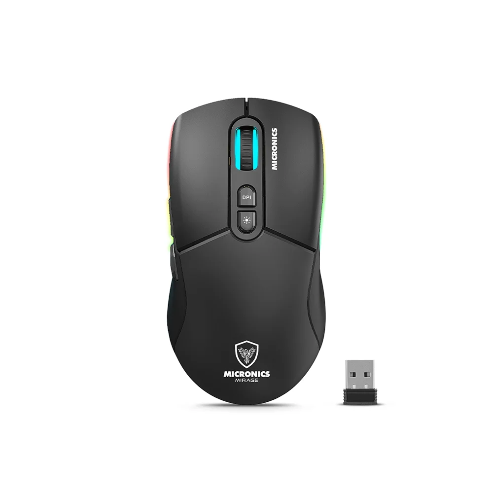 Mouse Gamer Micronics Mirage 3 USB RGB 7B MIC GM892-3m (Bluetooth/Inalámbrico/USB) (4800DPI)