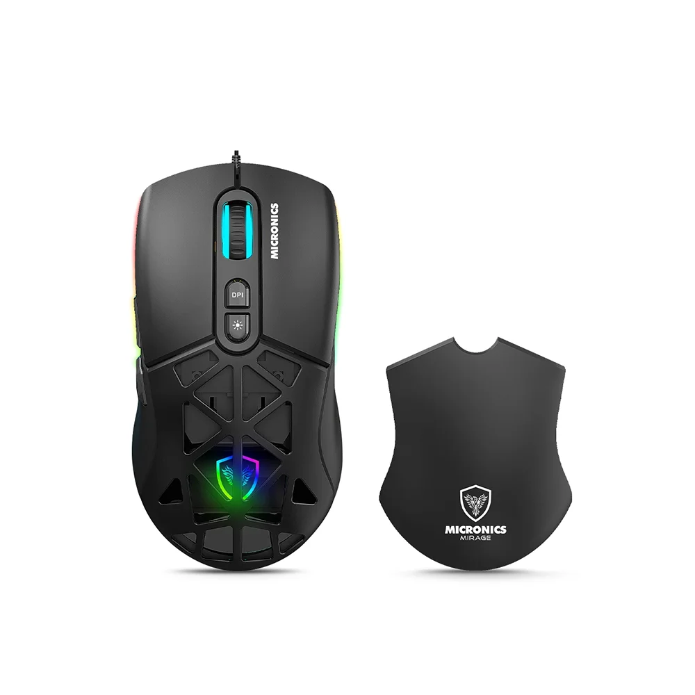 Mouse Gamer Micronics Mirage 3 USB RGB 7B MIC GM892-3m (Bluetooth/Inalámbrico/USB) (4800DPI)