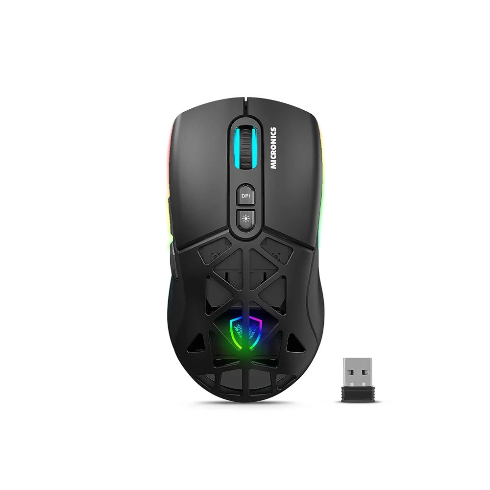 Mouse Gamer Micronics Mirage 3 USB RGB 7B MIC GM892-3m (Bluetooth/Inalámbrico/USB) (4800DPI)