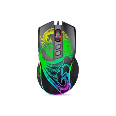 Mouse Gamer Micronics Dragon USB RGB 7B MIC GM805 (USB) (12800DPI)