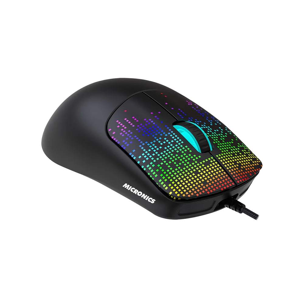 Mouse Gamer Micronics Player USB RGB 7B MIC GM888 (USB) (12800DPI)