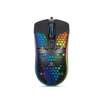 Mouse Gamer Enkore Geox Ingravide USB (Negro, Rosado) EKM121K (USB) Color Negro