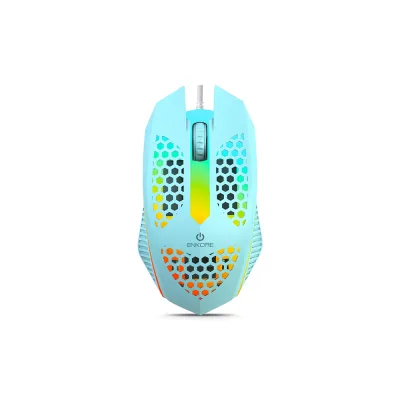 Mouse Gamer Enkore Levitron USB (Negro, Rosado, Celeste) EKM107 (USB) Color Negro
