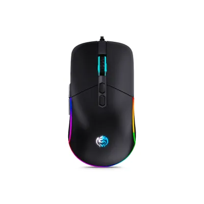 Mouse Gamer RGB Cybertel Striker CBX M601 - Black 7200 DPI