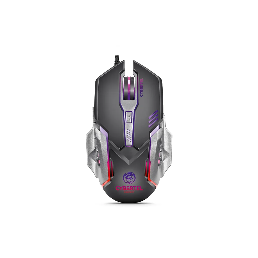 Mouse Gamer RGB Cybertel Exxpert CBX M502 - Black 7200 DPI 7 LEDs