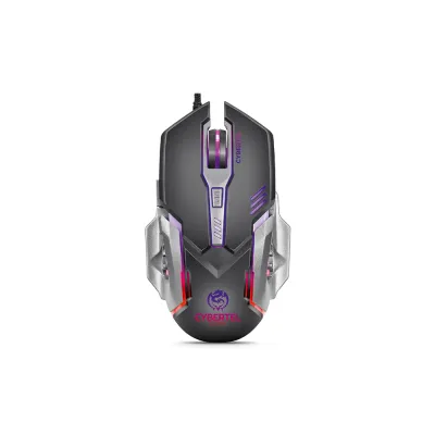 Mouse Gamer RGB Cybertel Exxpert CBX M502 - Black 7200 DPI 7 LEDs