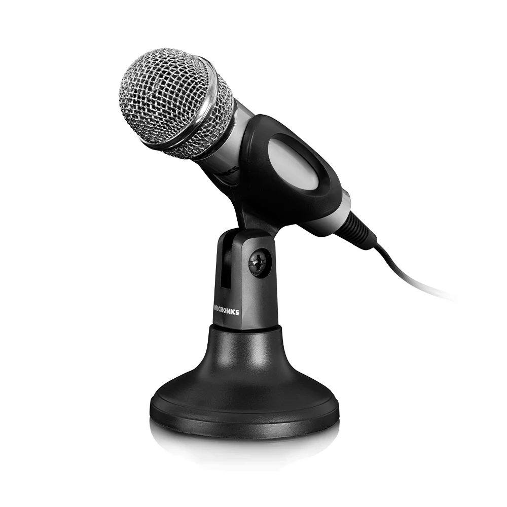 Micrófono para PC Micronics Erudito Alámbrico MIC P801 - Cable 1.8m Pedestal