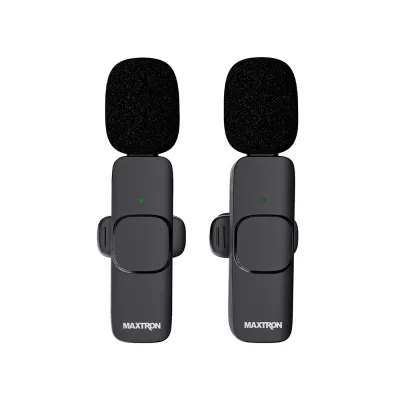 Micrófono para PC Maxtron Artist Micrófono WiFi Solapa USB-C MXM168+ (Inalámbrico/USB)