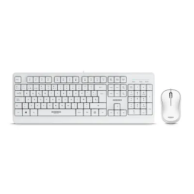 Kit Teclado y Mouse Inalámbrico Micronics Kit Norton MIC T100w - White + USB