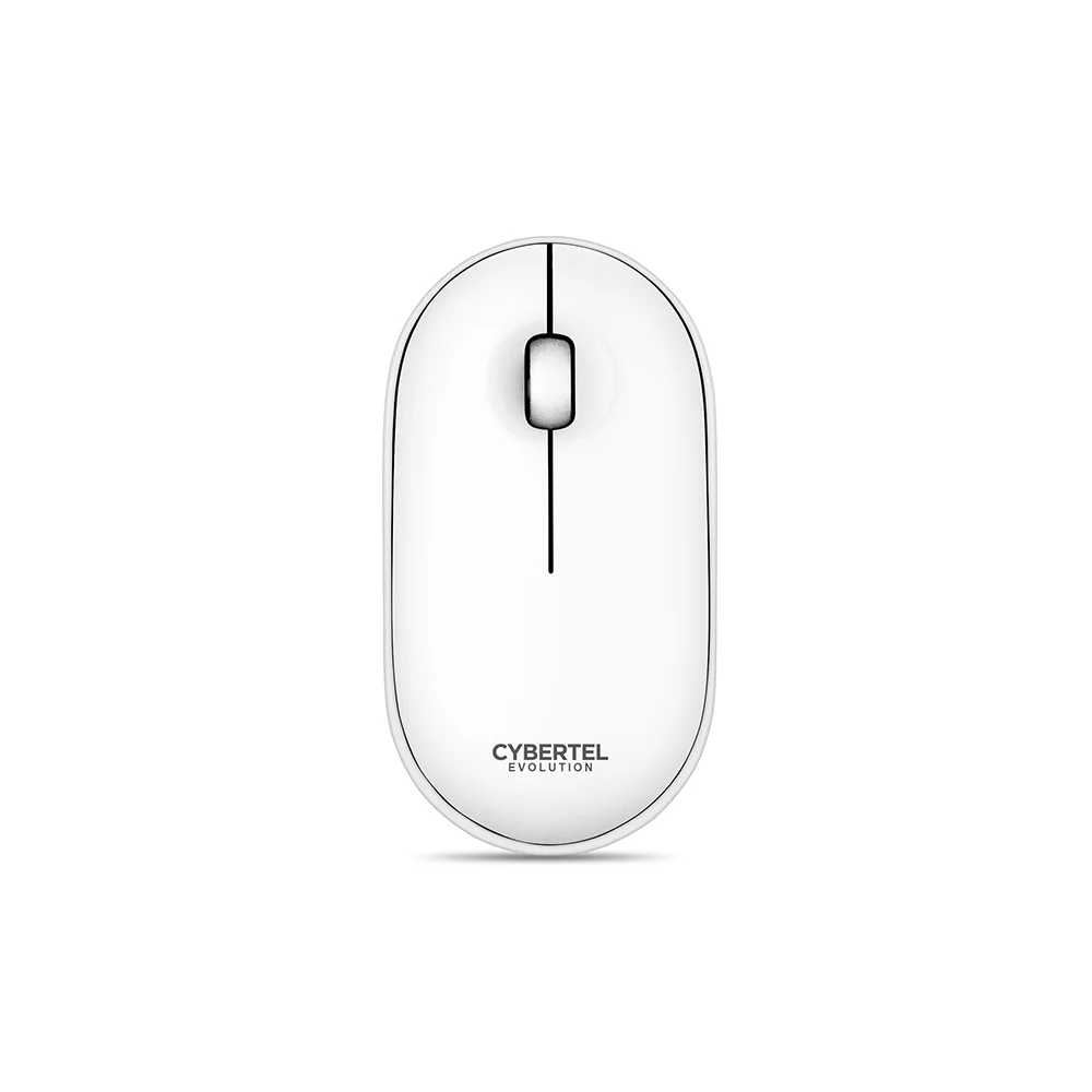 Kit Teclado y Mouse Inalámbrico Cybertel Evolution WT801 Blanco