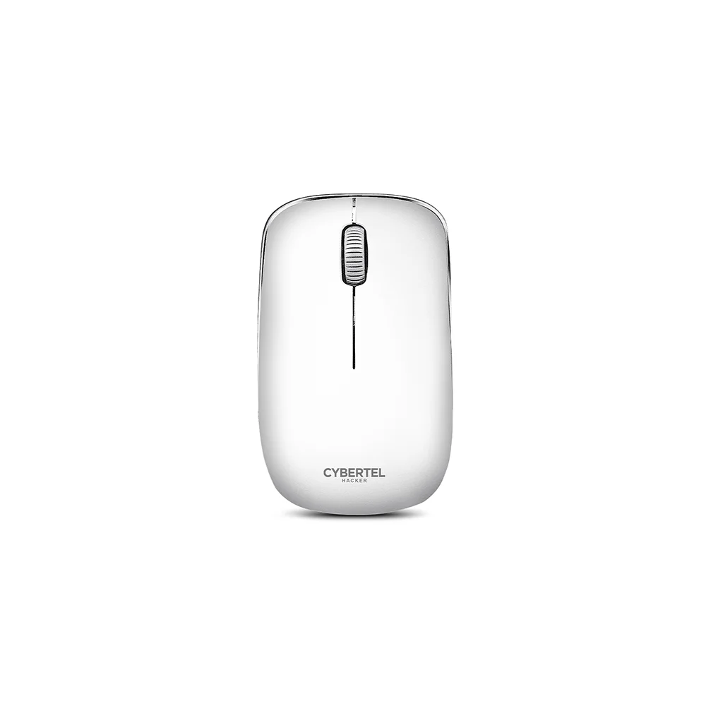Kit Teclado y Mouse Inalámbrico Cybertel Hacker WT803W Blanco