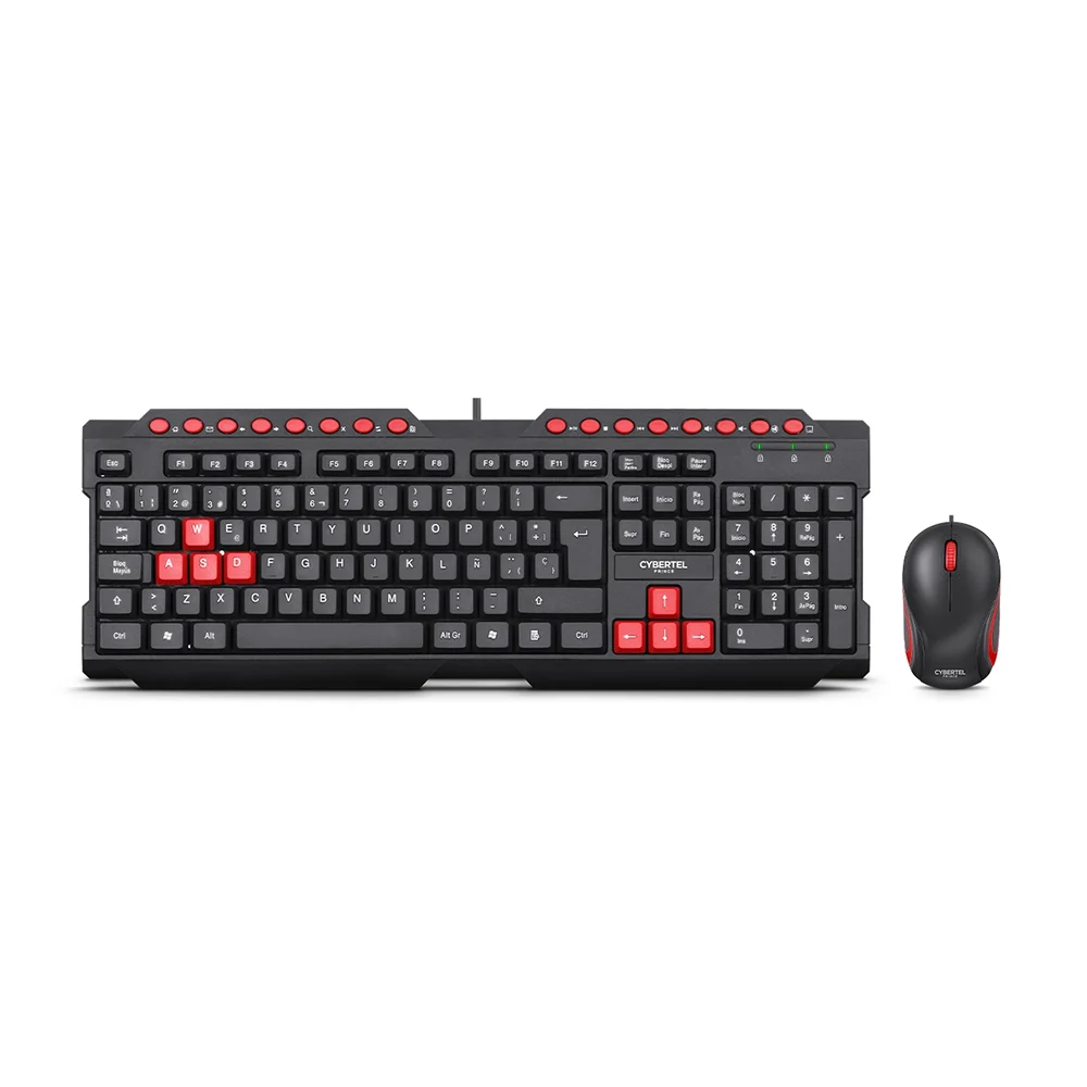 Kit Teclado y Mouse Inalámbrico Cybertel Prince T2000+