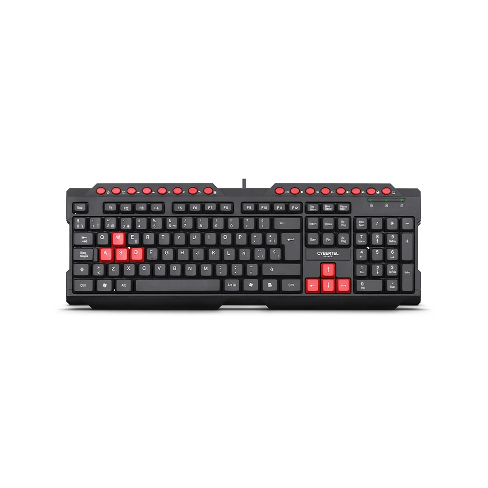 Kit Teclado y Mouse Inalámbrico Cybertel Prince T2000+