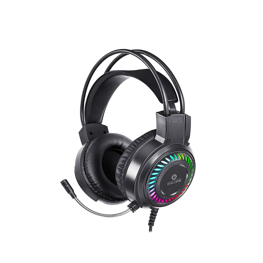 Kit Gamer Enkore Falcon ENT G2000-4 (Teclado + Mouse + Audífonos + Pad Mouse)