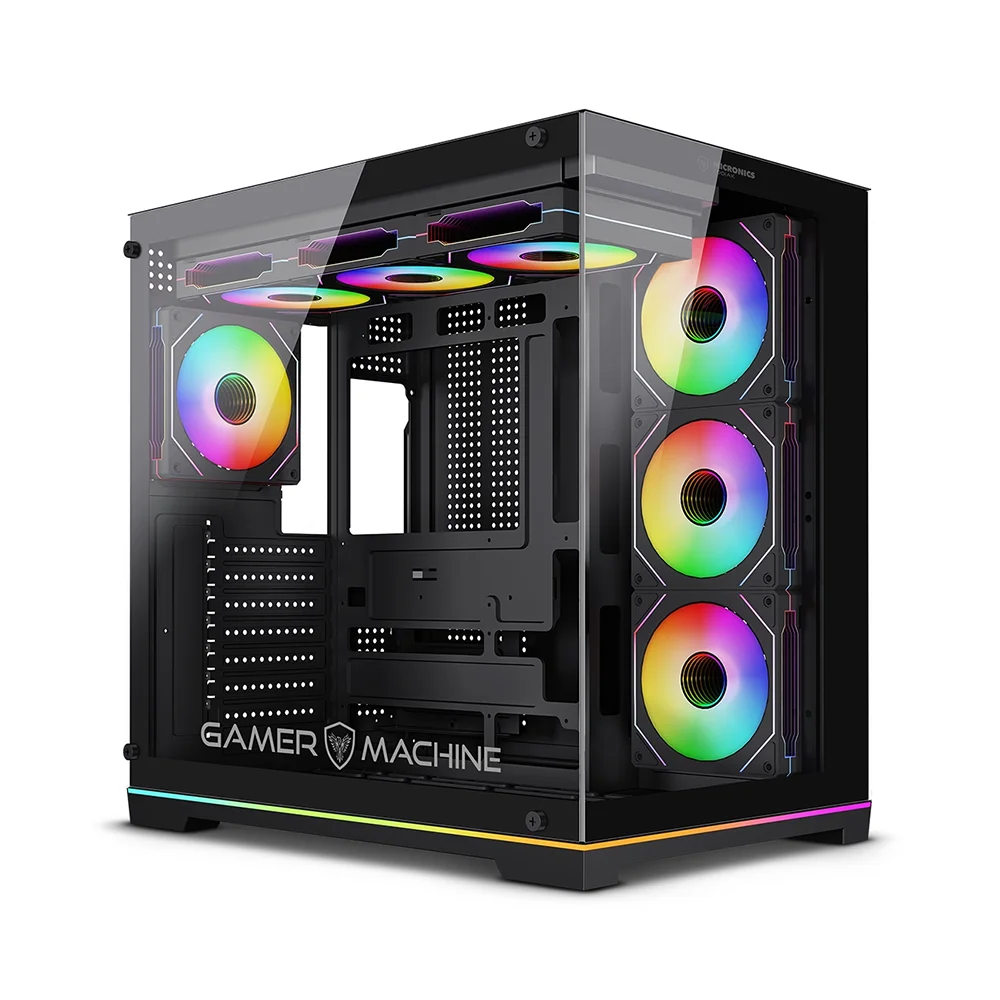 Gabinete Gamer Micronics Zodiak 7Fan MIC FC1004 - ARGB Iluminación LED