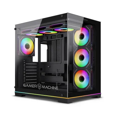 Gabinete Gamer Micronics Zodiak 7Fan MIC FC1004 - ARGB Iluminación LED