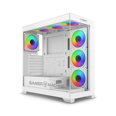 Gabinete Gamer Micronics Legend MIC GC806 - 7 Black 7Fan ARGB Iluminación LED