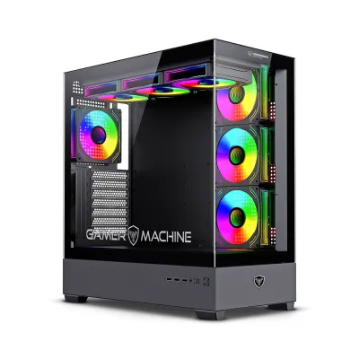 Gabinete Gamer Micronics Kriptom 7Fan MIC FC813-X7 - ARGB Iluminación LED
