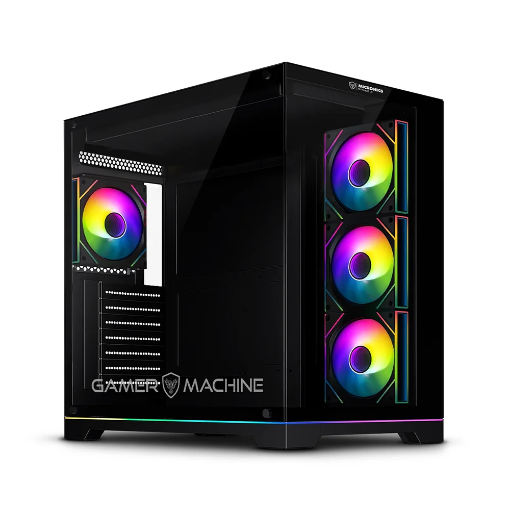 Gabinete Gamer Micronics Space X 4Fan MIC GFC1005 - ARGB Iluminación LED
