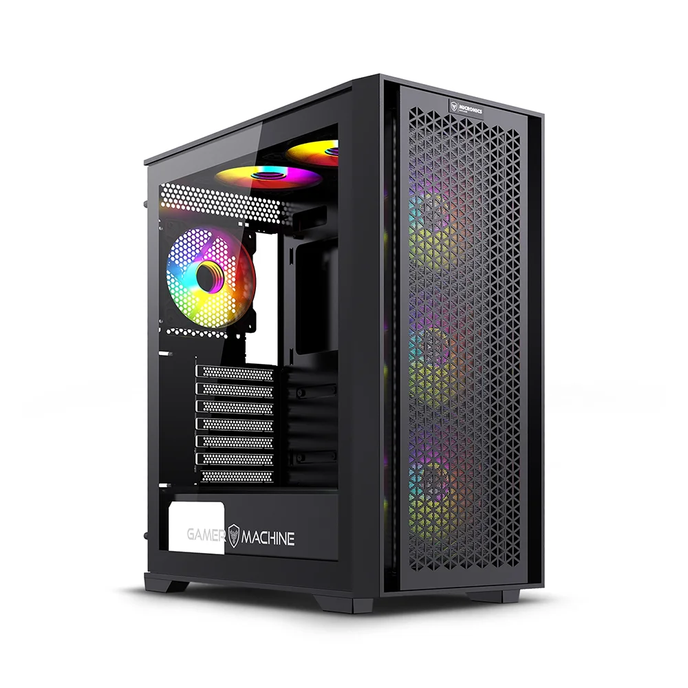 Gabinete Gamer Micronics Mirage 6Fan MIC CG805-6 - ARGB Iluminación LED
