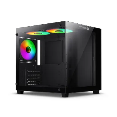 Case Gamer Enkore Skyray ENC 3035 con 3 Ventiladores ARGB