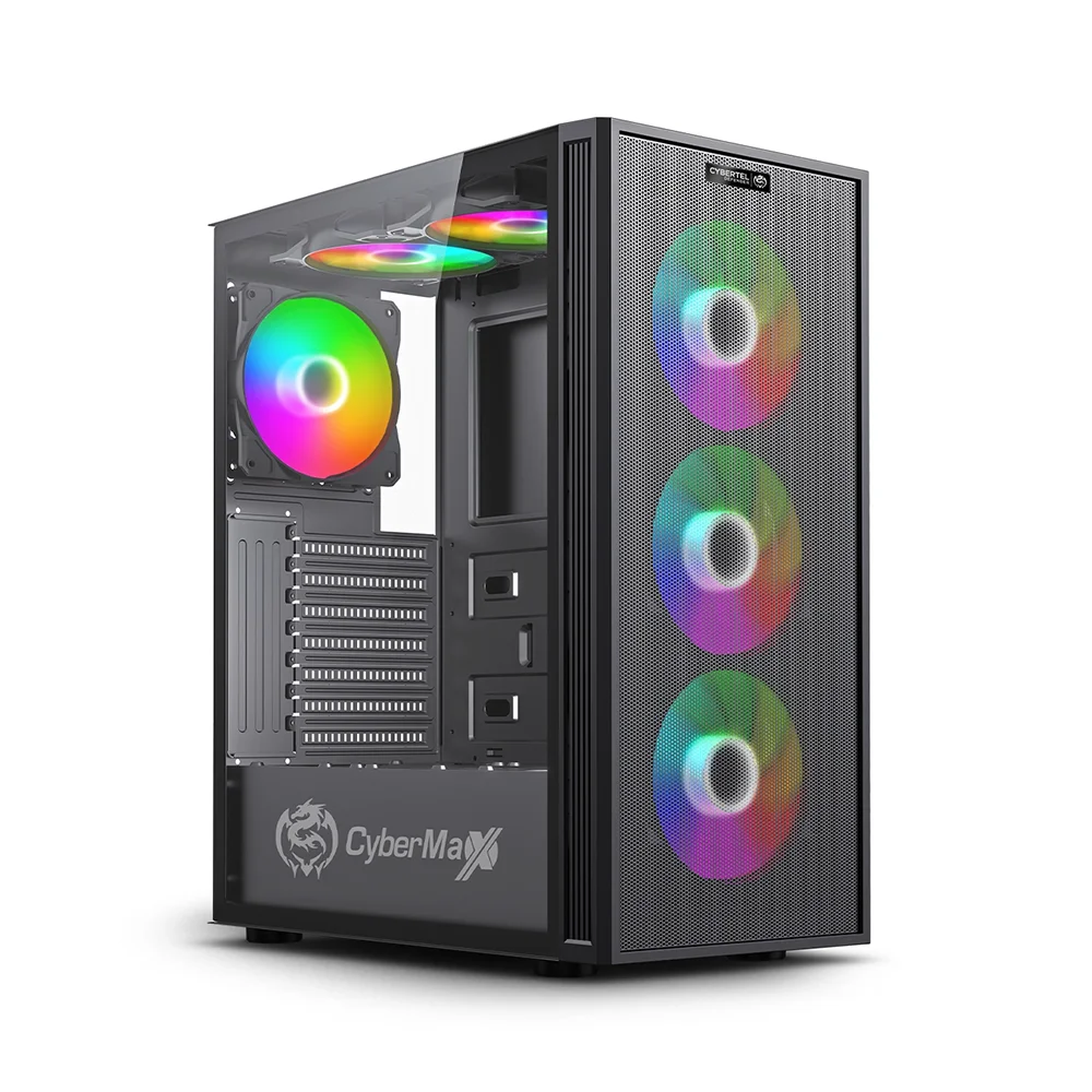 Case Gamer Cybertel Defender CBX C5003 - 6 Fans ARGB Vidrio Templado