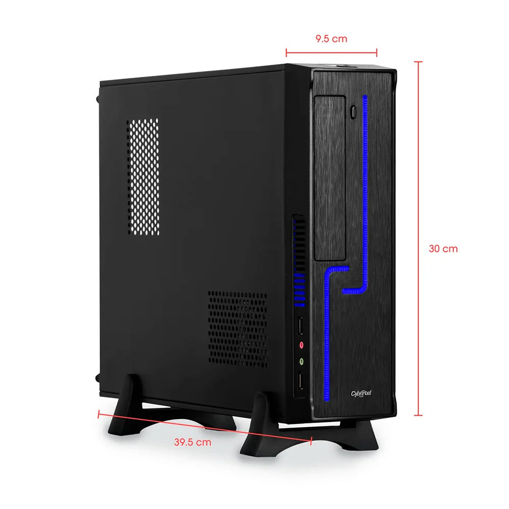 Case Gamer Cybertel CYB C1005 - Slim Derby con Fuente 230W 2 Fans