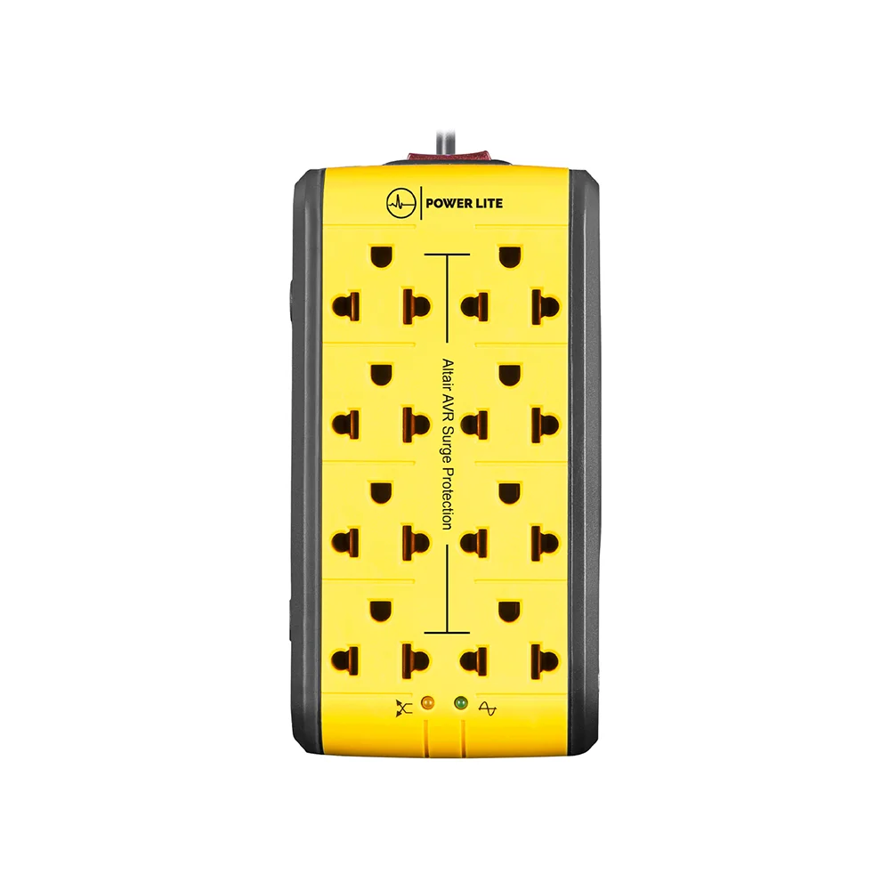 Estabilizador de Voltaje AVR Power Lite PLI1100 Altair AVR 1100VA/550W 8 Salidas