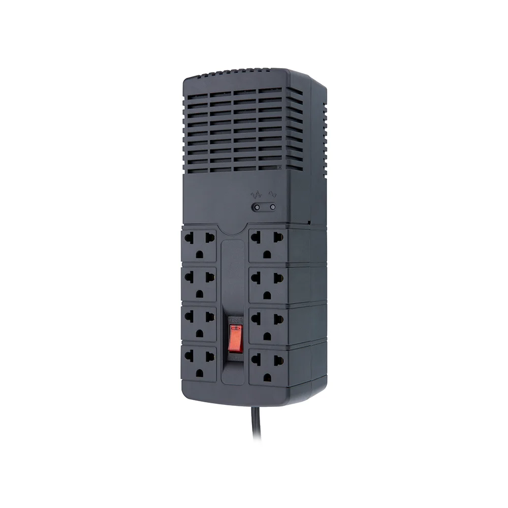 Estabilizador de Voltaje AVR Power Lite PLI1300 Quasar AVR 1300VA/650W 8 Salidas