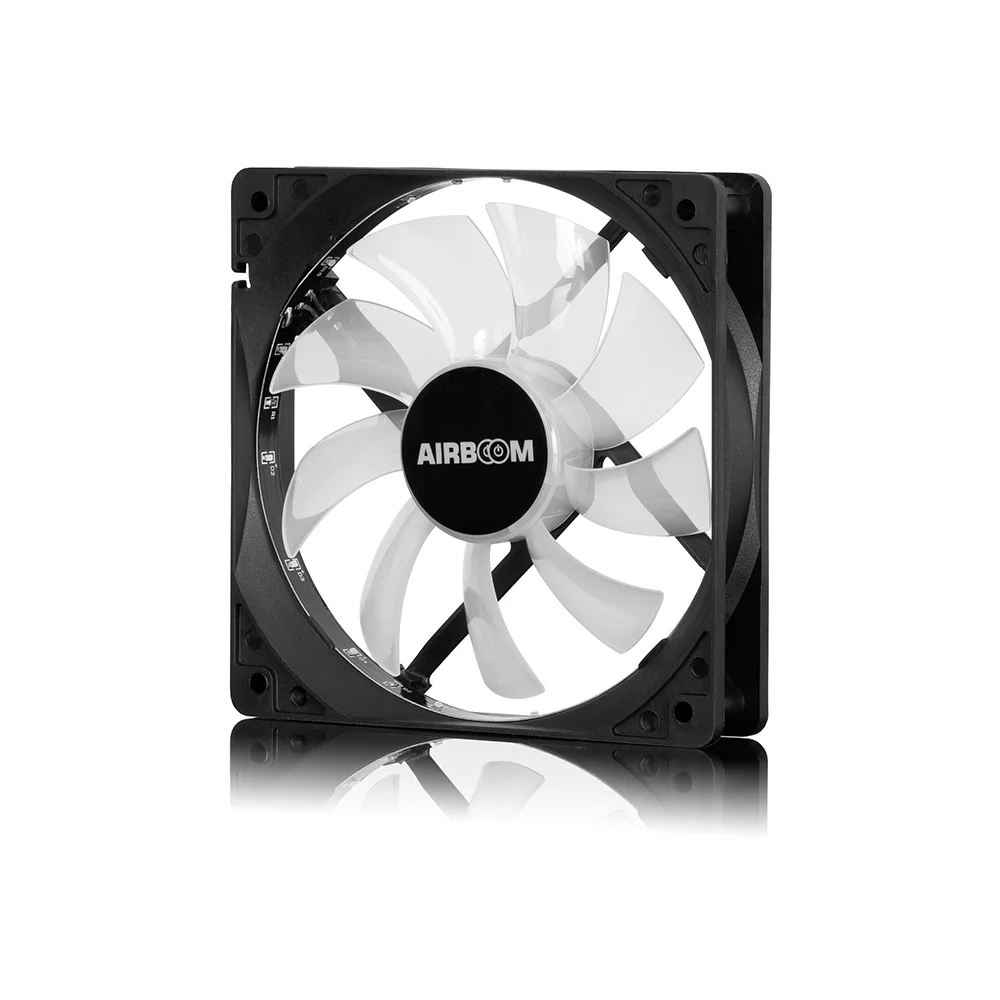 Cooler para Case Airboom Turbine Rainbow AB125 - 12cm Alto Flujo