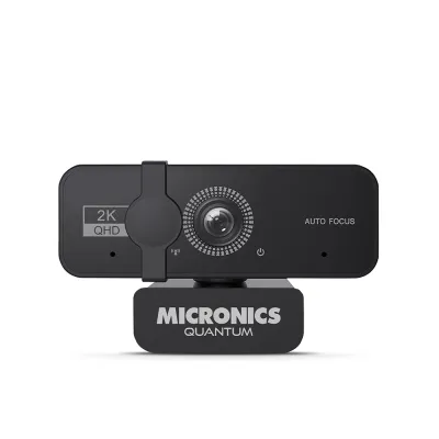 Cámara Web HD Micronics Quantum + Trípode 1440QHD Cámara Web Lente 2P2G MIC W700